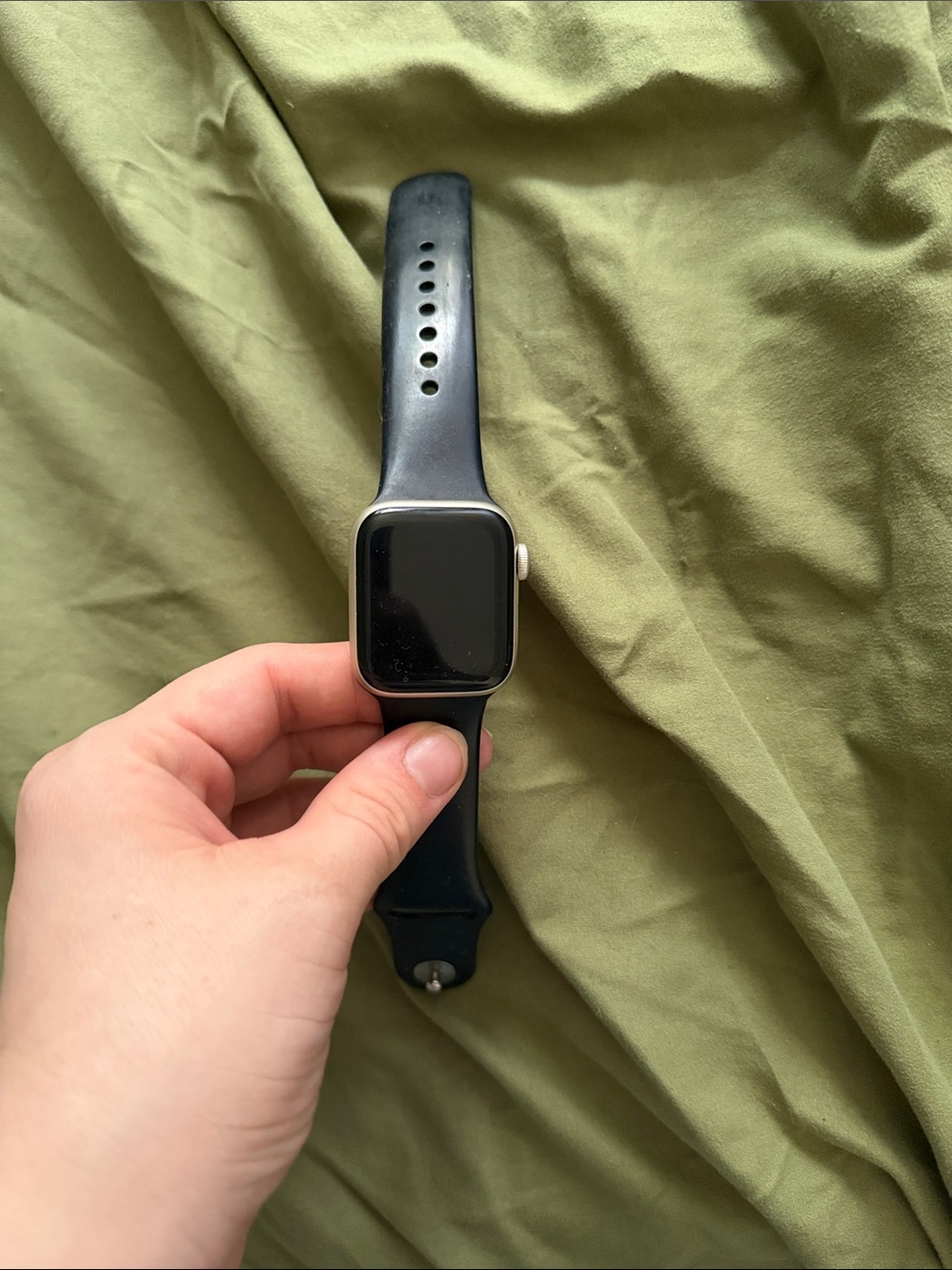 Black Applswstch with Silicone Band - Unbranded Electronics Wearable